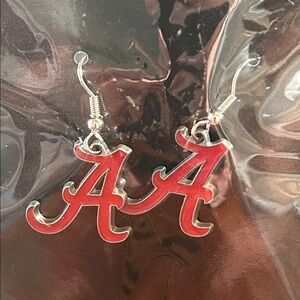 Atlanta Braves Earrings MLB Baseball Red *New